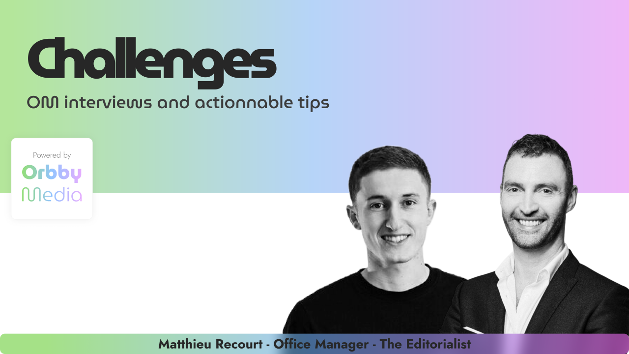 Bannière Orbby Media : Challenges, interviews et conseils actionnables